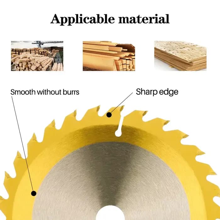 CMCP lame de scie 150mm 160mm TCT bois disque de coupe Titianium enduit