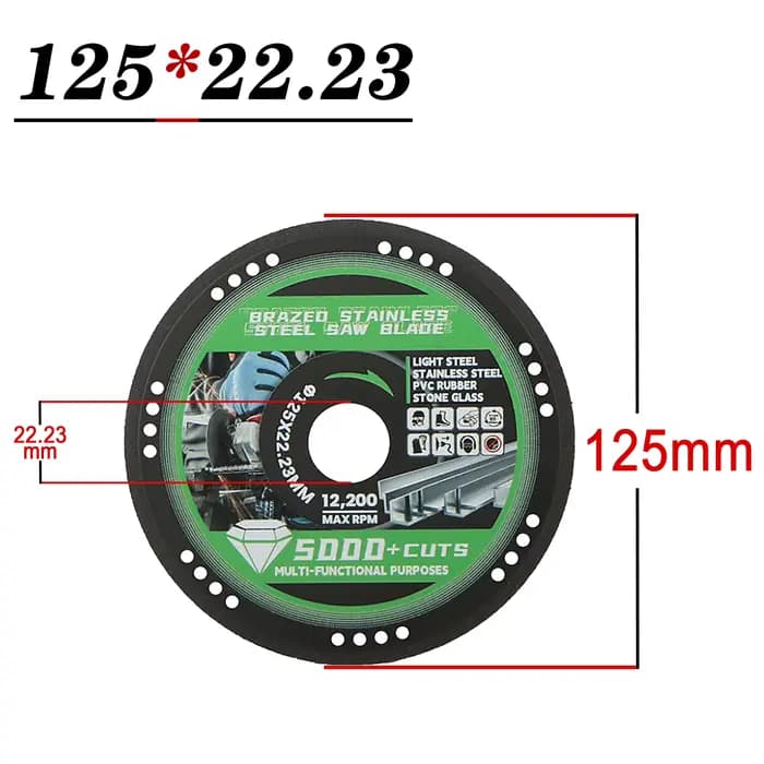 Layzen 115/125mm 1.5mm roue de coupe diamant