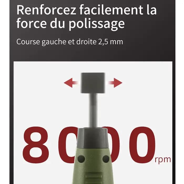 Ponceuse alternative de type stylo
