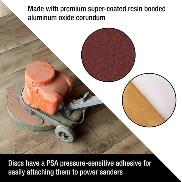 Disques abrasifs PSA 8 pouces 200MM 25 pièces 80-240 # Dos adhésif auto-adhésif en aluminium pour ponceuse orbitale