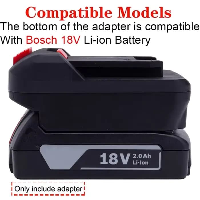 Adaptateur de batterie pour Bosch 18V à Lidl Parkside X20V