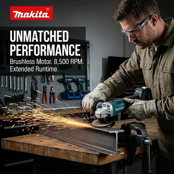 Meuleuse d'angle sans balais MAKITA DGA404