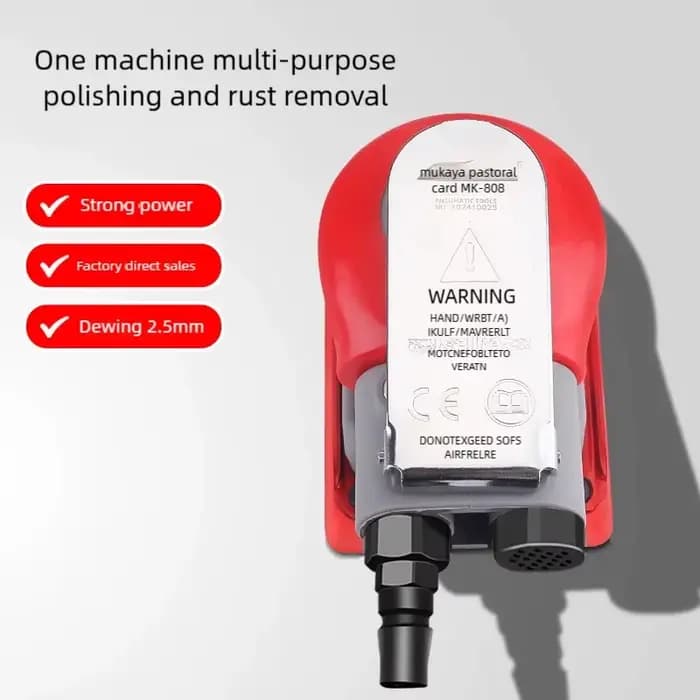 Ponceuse pneumatique vibrante compacte pour ponçage à sec