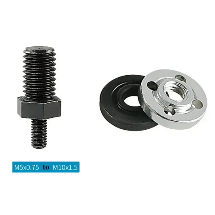 Tige d'adaptateur de meulage 5mm à 10mm pour Mini meuleuse d'angle avec plaque de pression