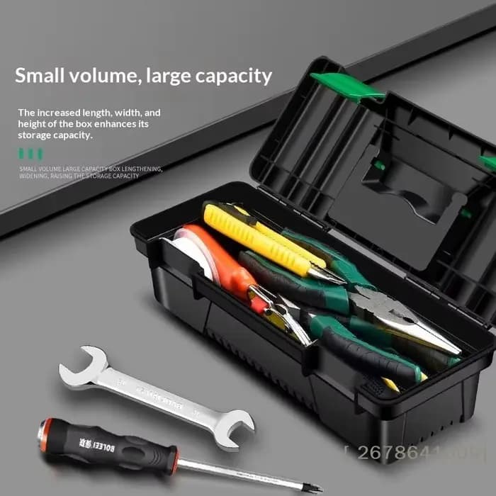 ⚑ Boîte à outils en plastique de 10 pouces