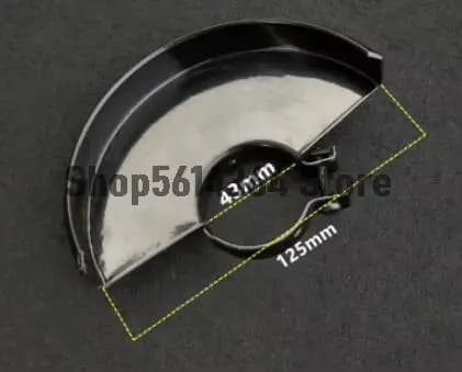 Couvercle de protection de sécurité de roue en métal de 125mm de diamètre pour meuleuse d'angle Bosch