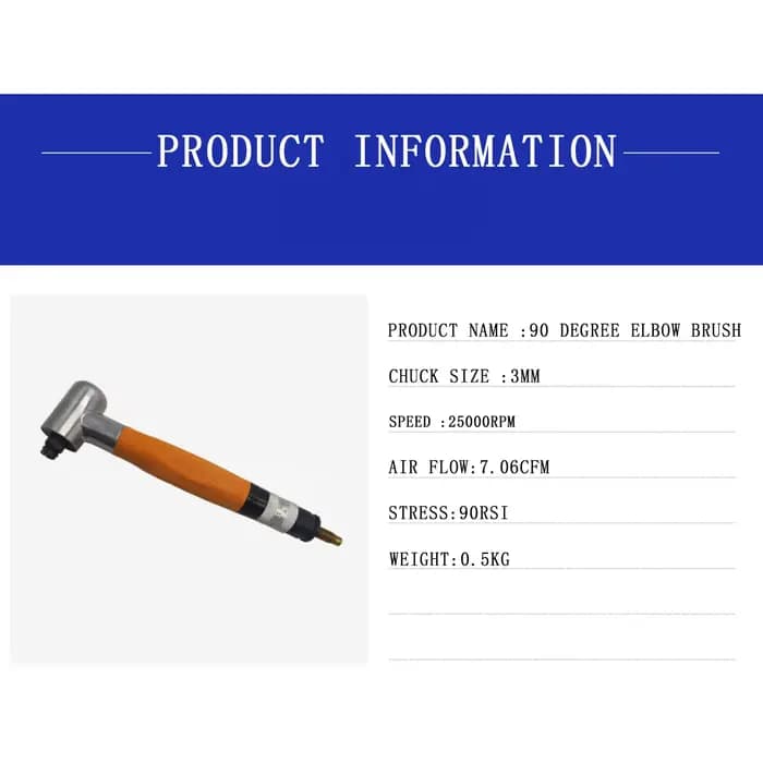 SONIDEC 3mm 90 degrés Air pneumatique Micro meuleuse meulage ensemble d'outils de polissage métal coupe outils abrasifs en gros