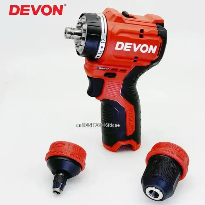 Devon-Perceuse électrique sans fil à double mandrin