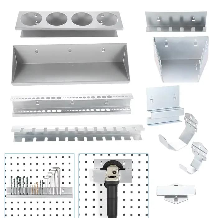 Porte-outils suspendu, planche de rangement de pièces de quincaillerie