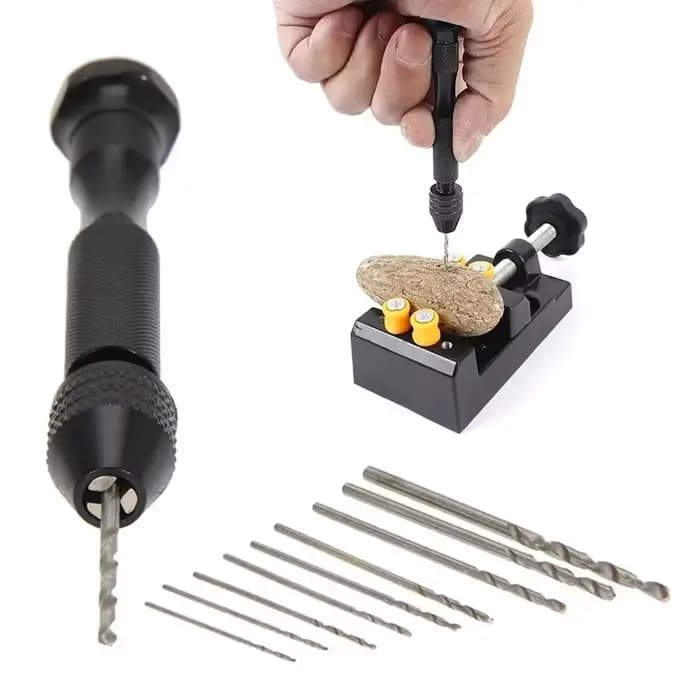 Mini perceuse à main en Micro aluminium avec mandrin sans clé