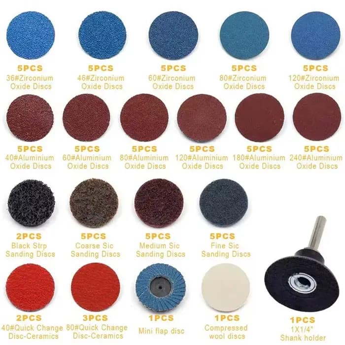 Jeu de meuleuse pneumatique à 90 degrés