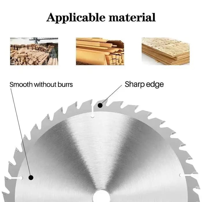 Lame de scie circulaire pour bois TCT de 185 mm avec 20/40/80T et une ouverture