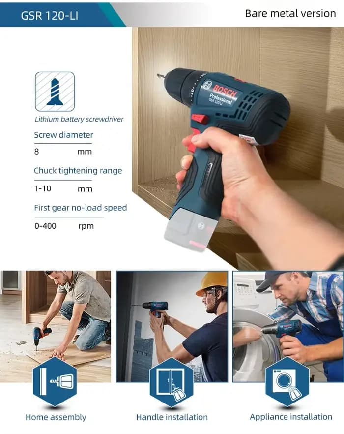 Perceuse sans fil Bosch GSR 120-LI