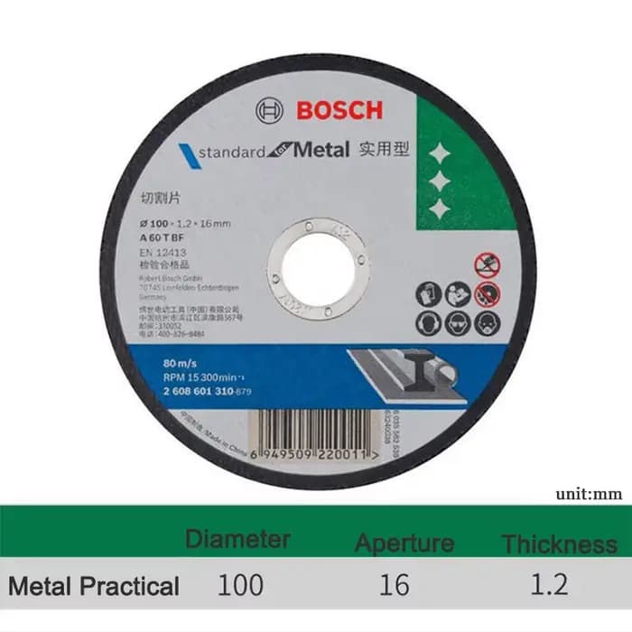 BOSCH – lame de coupe pour meuleuse d'angle
