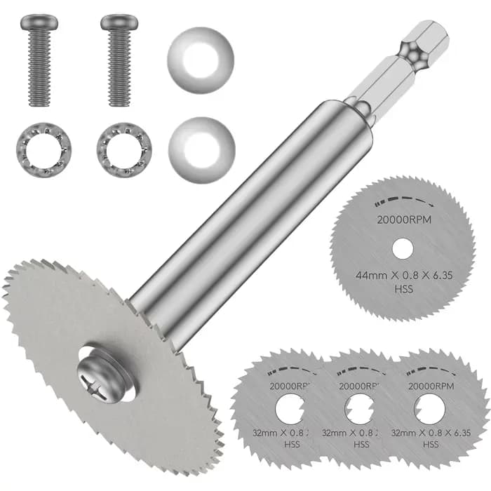 Lame haute vitesse ​ ​ Kit d'outils rotatifs mini-perceuse à scie circulaire en acier