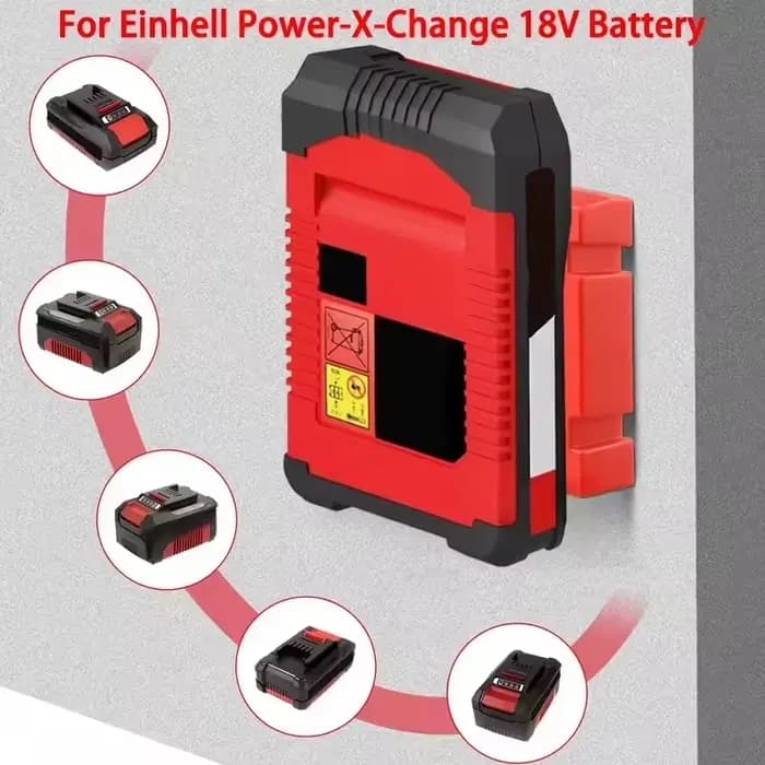 Support mural portable pour batterie, 10 pièces, pour batterie Einhell Power X-Change, support de rangement pour outils électriques, accessoires