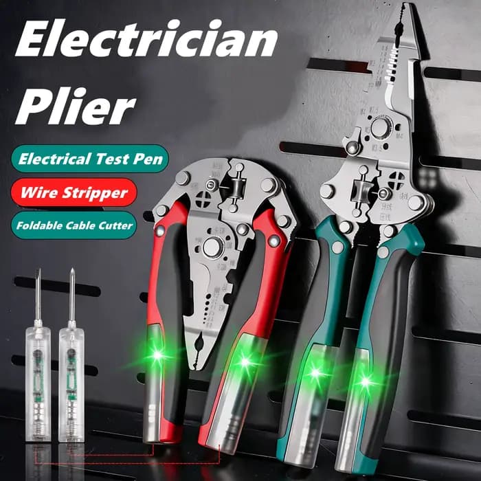 Dénudeur de fil multifonctionnel avec stylo de Test électrique
