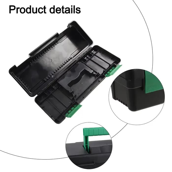 Boîte à outils en plastique de 10 pouces