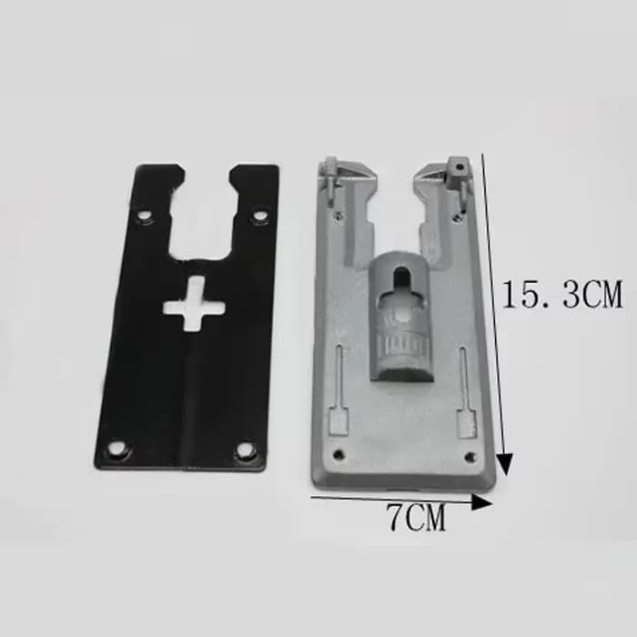 1 jeu d'accessoires pour scie courbe, plaque inférieure pour Makita 4304, plaque inférieure en aluminium pour scie incurvée