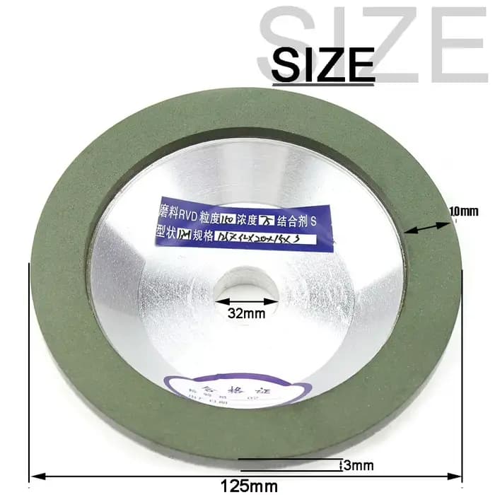 125mm diamant meule tasse 5 pouces disque de meulage 150/320 grain meuleuse pour carbure métal aiguiseur