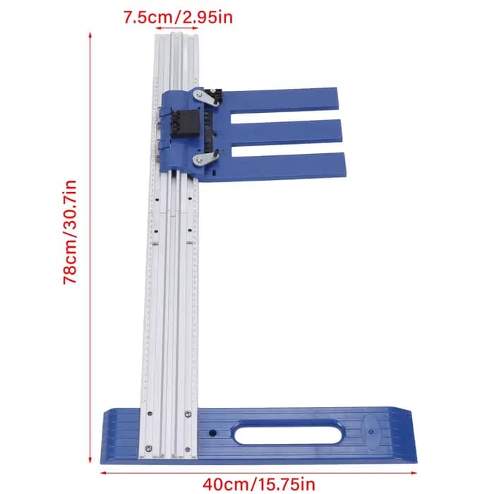 Rail de scie circulaire multifonctionnel en alliage d'aluminium pour le travail du bois et la menuiserie