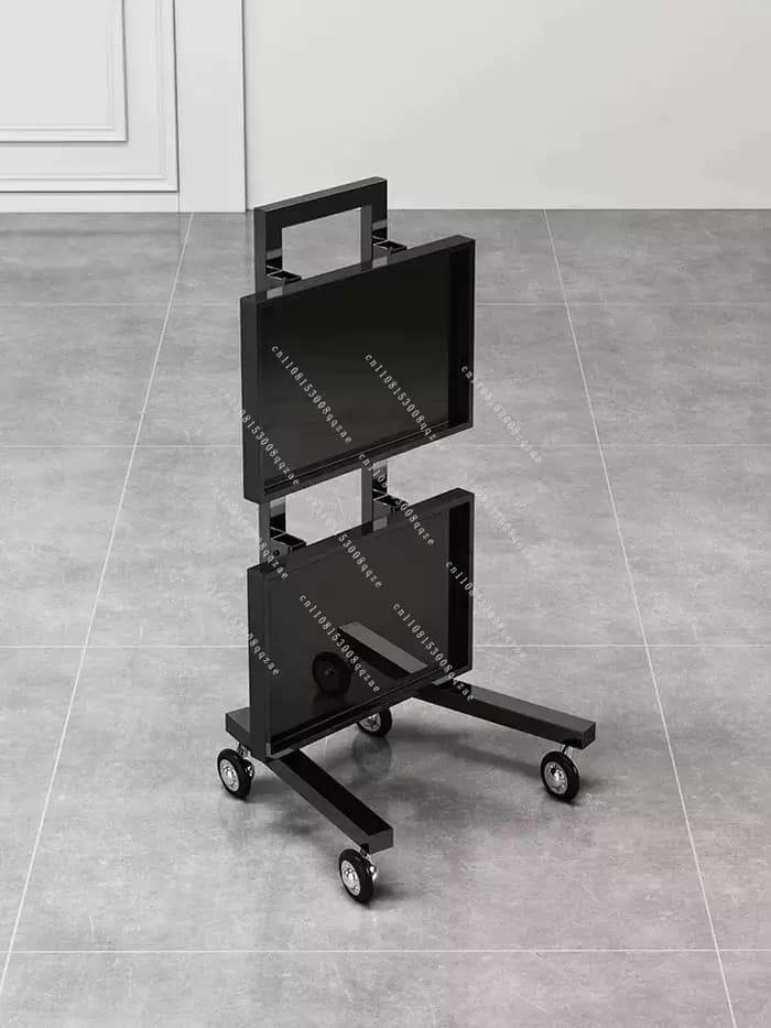 Chariot à outils pliable en acier inoxydable