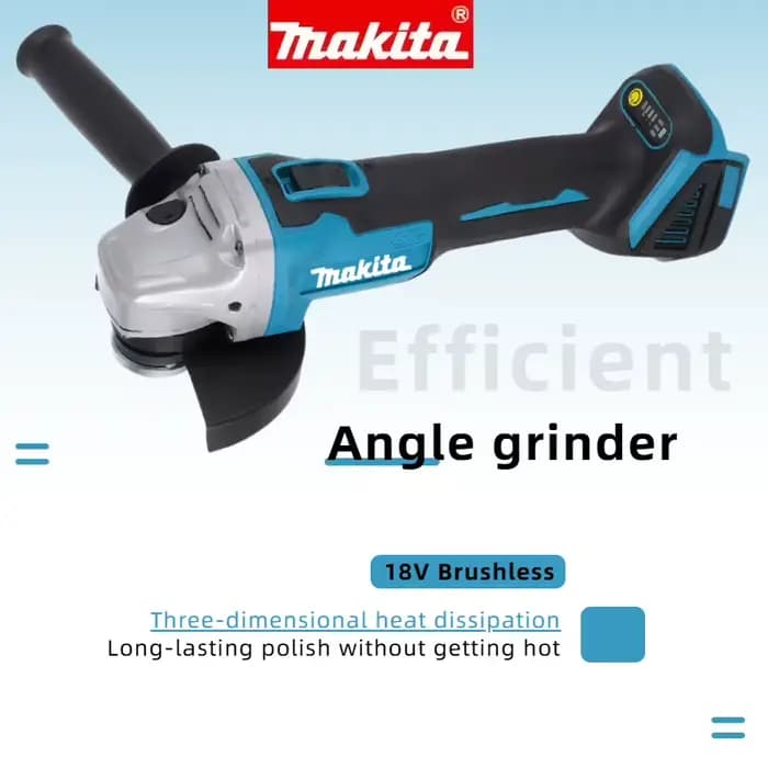 Meuleuse d'angle Makita DGA504 18V 6.0Ah 125mm sans balais à batterie lithium (machine nue)