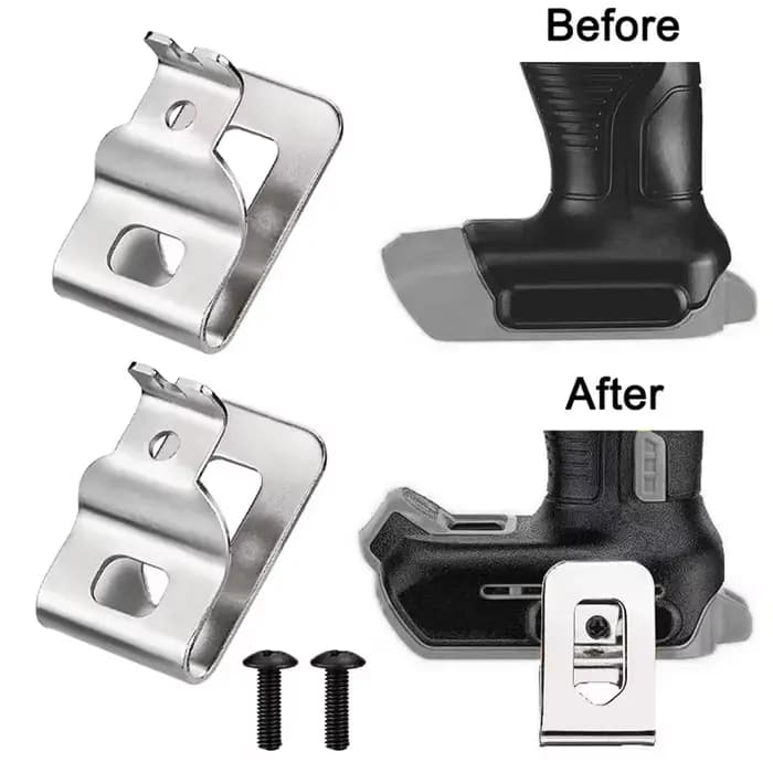 Clip de ceinture pour perceuse électrique