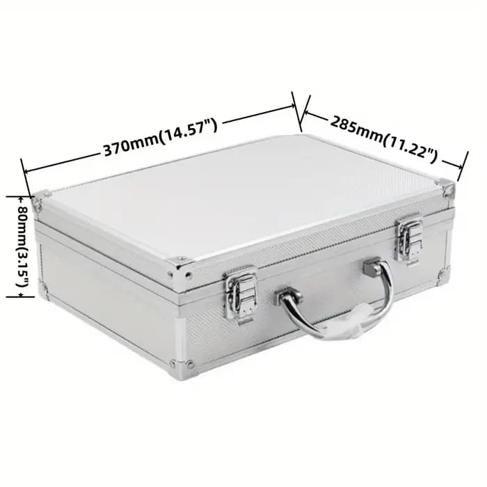 DONBox-Mallette de rangement portable en aluminium pour équipement de sécurité