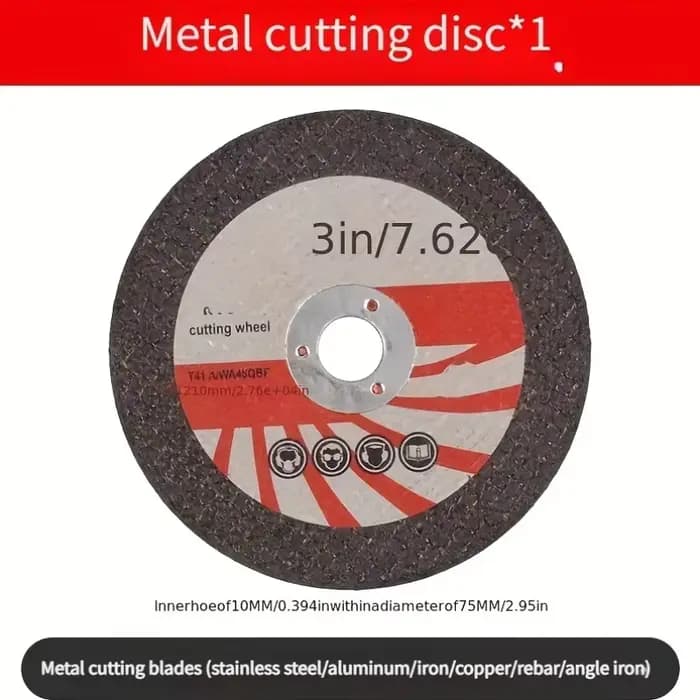 Ensemble de 7 lames de scie circulaire Procut de 3 pouces avec disque de meulage de 75 mm - Structure en acier durable