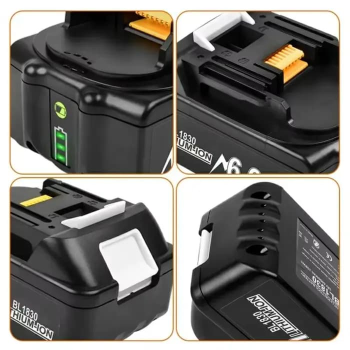 18V batterie for makita bl1850b li-ion 18v 6Ah BL1840B BL1860 BL1890 BL1815 BL1830 BL1835 BL1845 Perceuses sans fil Batteries LXT 400