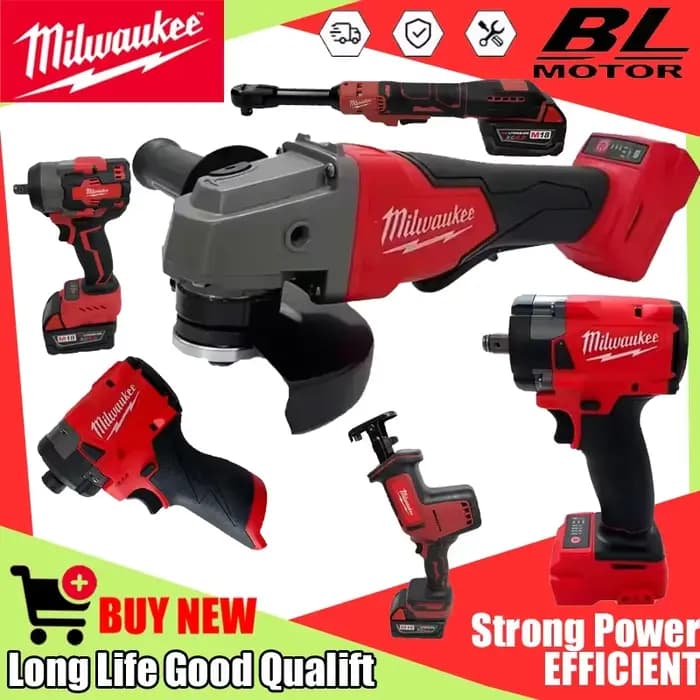 Outils sans fil Milwaukee 18V : Clé à chocs