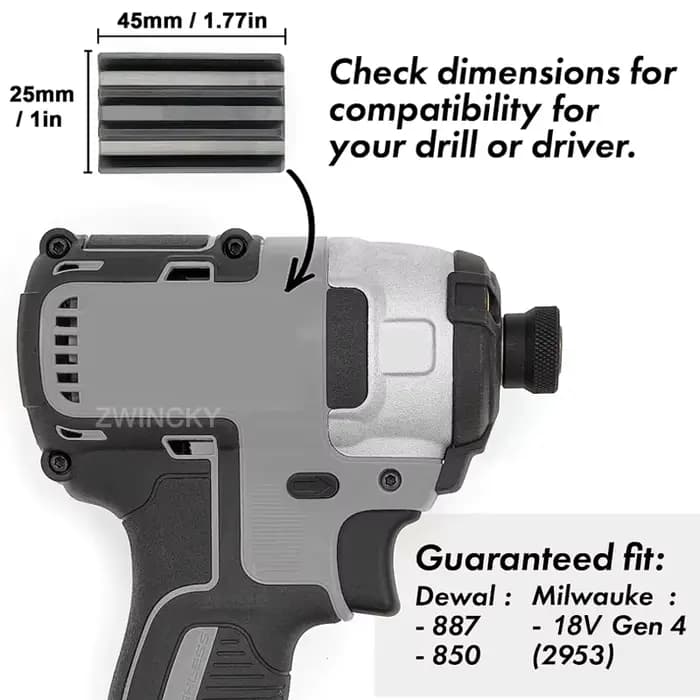 Support magnétique pour embouts de perceuse à percussion et perceuses électriques Dewalt/Milwaukee – Accessoires pour