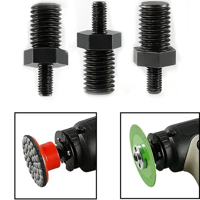 Tige d'adaptateur de meulage 5mm à 10mm pour Mini meuleuse d'angle avec plaque de pression
