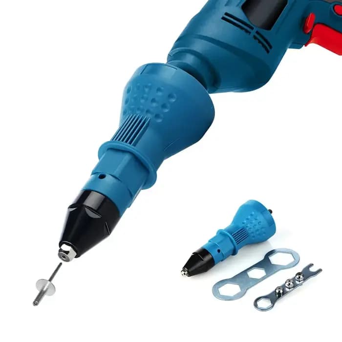 Adaptateur de perceuse à riveter