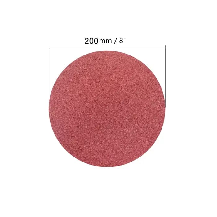 Disques abrasifs PSA 8 pouces 200MM 25 pièces 80-240 # Dos adhésif auto-adhésif en aluminium pour ponceuse orbitale