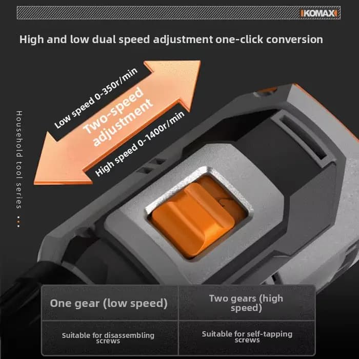KOMAX perceuse électrique sans brosse