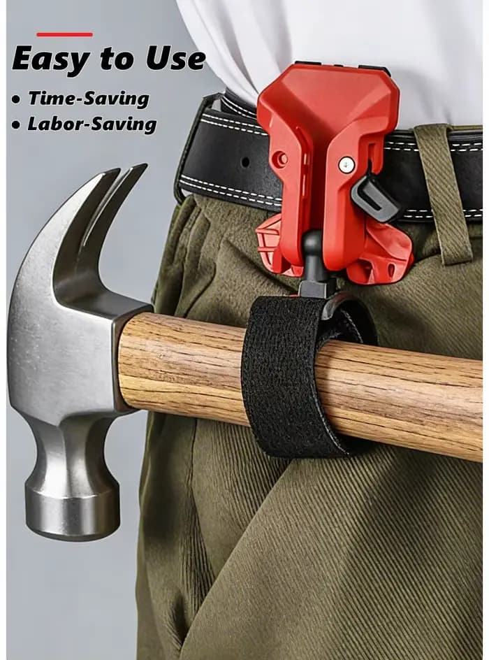 Porte-outil de ceinture auto-serrant haute résistance avec clip