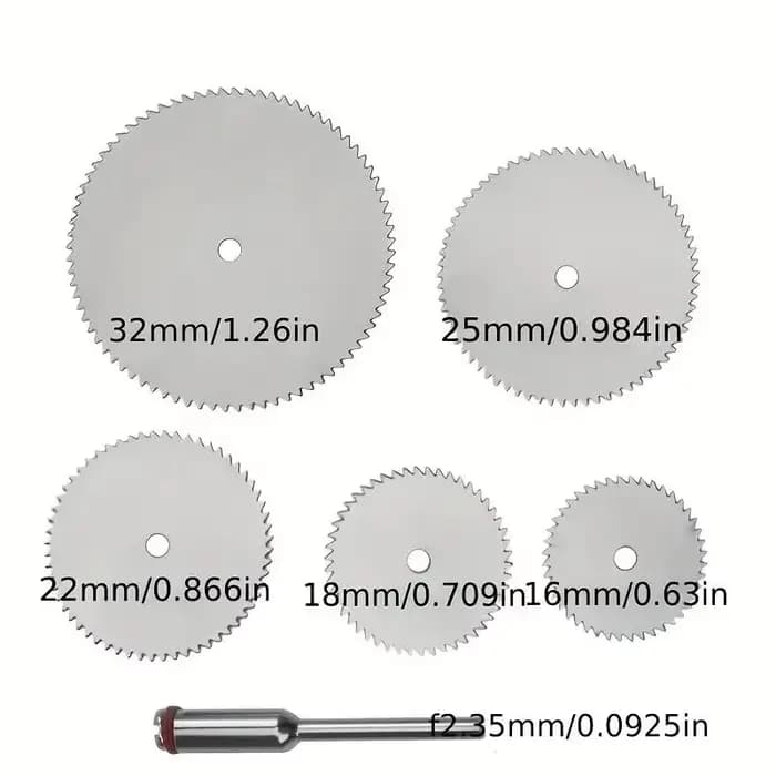Mini lame de scie circulaire, disque de coupe électrique, outil rotatif pour coupe-métal Dremel, out