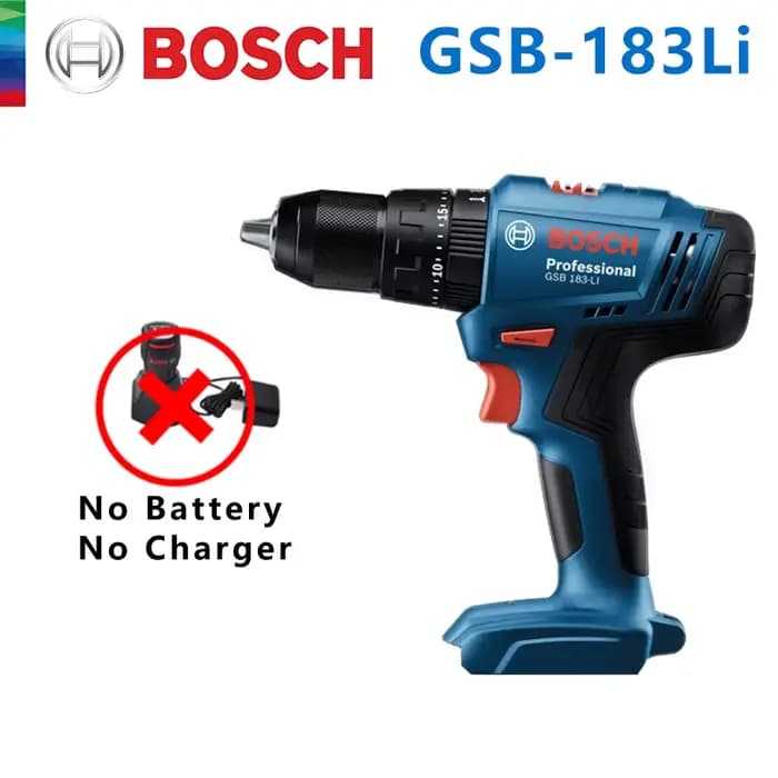 Bosch perceuse électrique GSB 183 tournevis brosse sans fil perceuse à percussion couple 56Nm outils