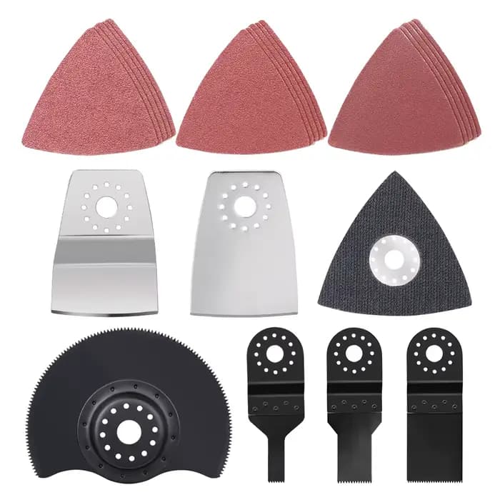 XCAN 22 pièces lame de scie oscillante multifonction à dégagement rapide HSS lame multi-outils en ac
