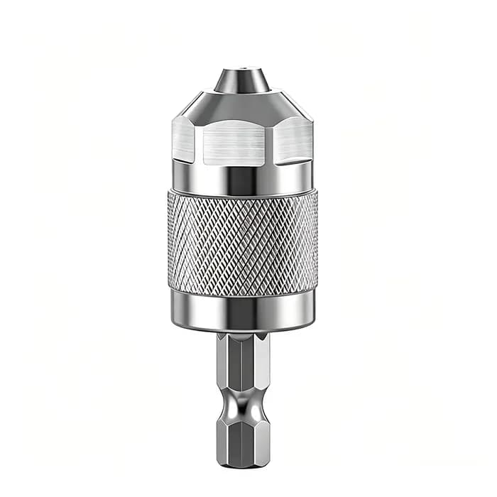 Adaptateur de mandrin de perceuse pneumatique à changement rapide, mandrin hexagonal à 3 mâchoires,