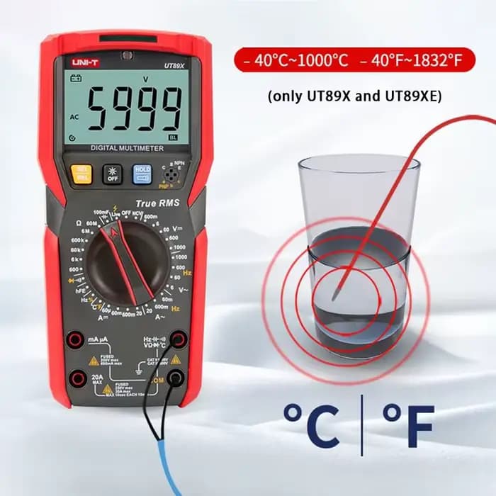 Multimètre UNI-T professionnel UT890C UT890D + UT89X UT89XD UT89XE UT60S UT60BT UT61B + UT61D + UT61