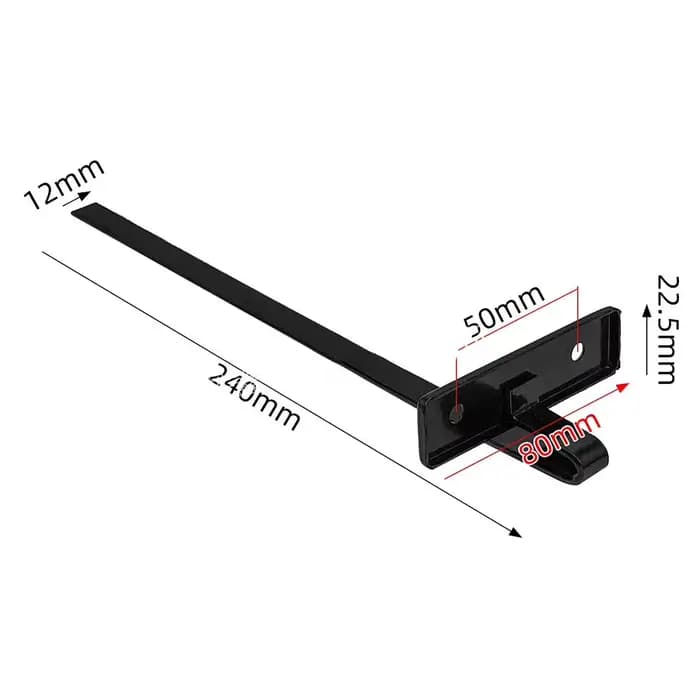 Règle d'échelle de scie circulaire de 240mm, Guide de clôture de déchirure pour scie circulaire élec