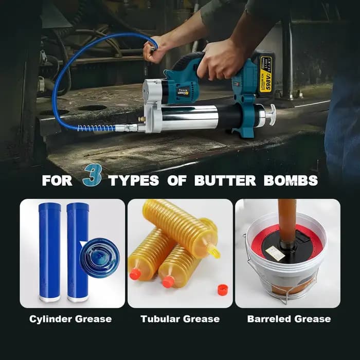 Gisuis 10000PSL 69Mpa pistolet à graisse électrique sans brosse haute pression huile lubrifiante de