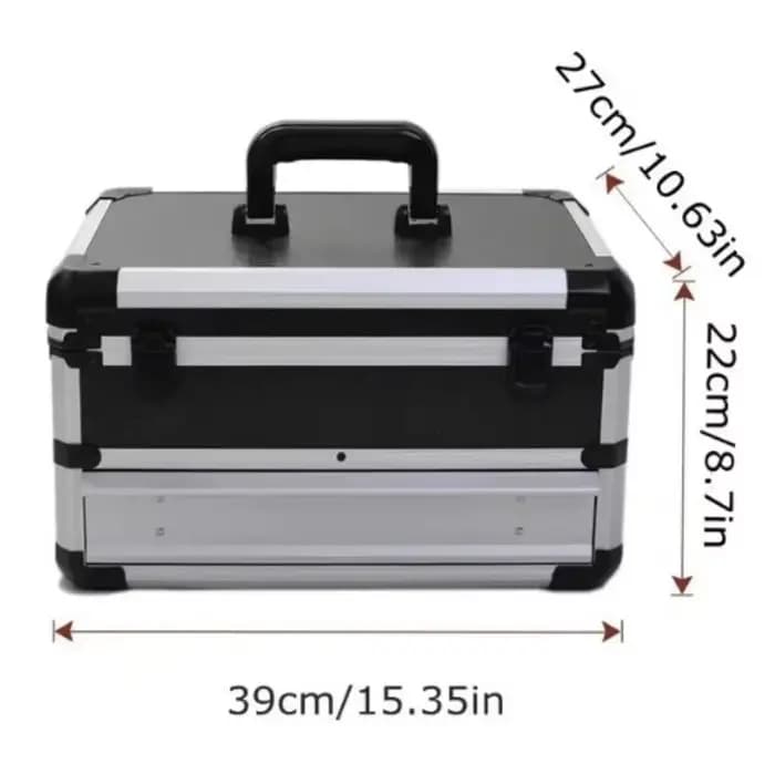 Boîte à outils MELTool en alliage d'aluminium, boîtes de rangement multifonctions pour outils consei