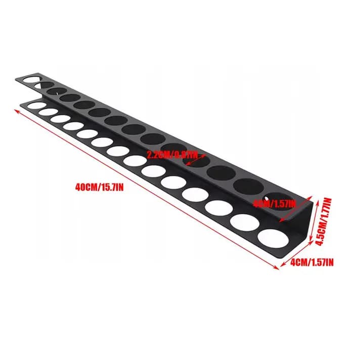 Support mural pour outils – Boîte de rangement robuste pour tournevis et vis, support pour pinces, o