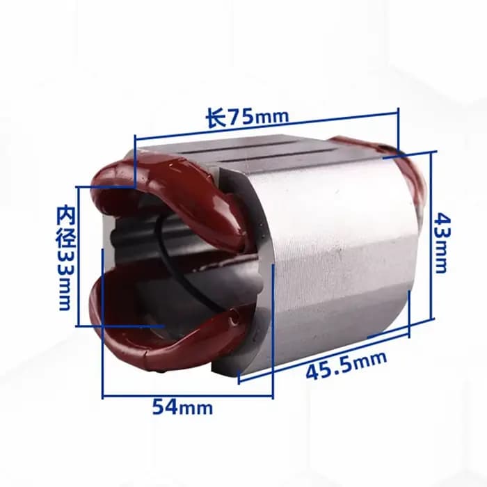 Rotor/moteur électrique de remplacement pour meuleuse d'angle, 1 pièce, pour Makita 9553/9554/9555NB