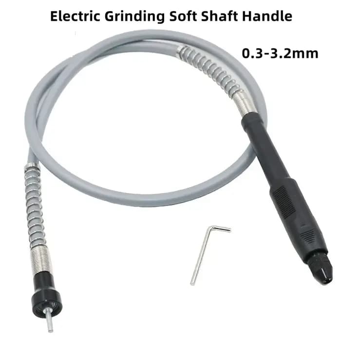 Poignée de perceuse électrique meuleuse arbre Flexible avec mandrin de perceuse 0.3-3.2mm arbre Flex