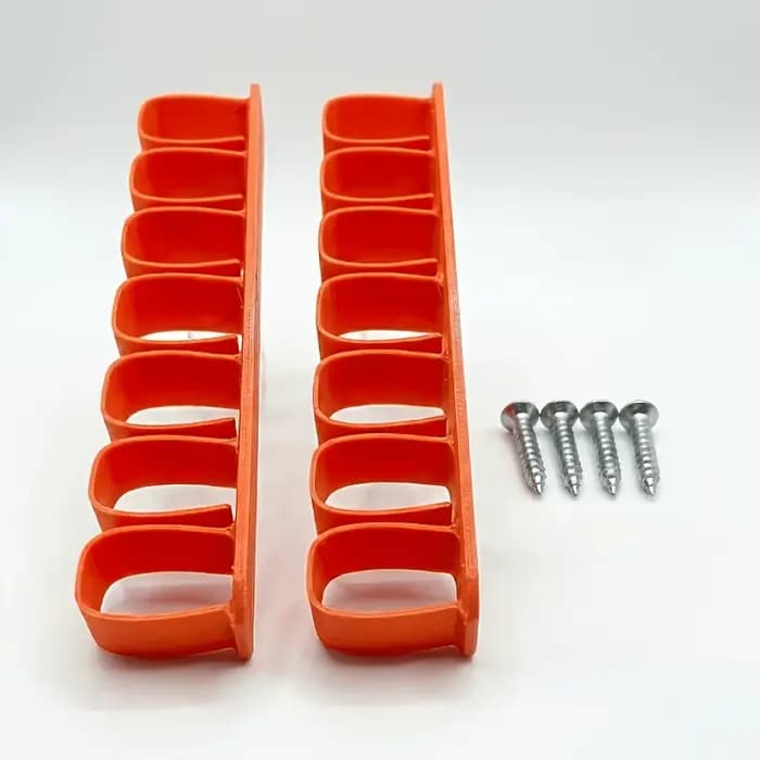 Support mural métallique pour outils, lot de 2, étagère de rangement pour atelier pour pinces et tou